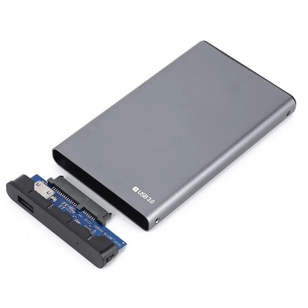 Custodia per disco rigido da 2,5 pollici Custodia per HDD USB 3.0 Custodia esterna SATA da 2,5 pollici Supporto Custodia per HDD esterna mobile da 6 Gbps per PC portatile