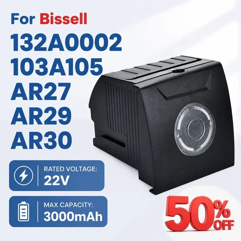 For Bissell 132A0002 103A105 AR27 AR29 AR30 Vacuum Cleaner Replacement Battery