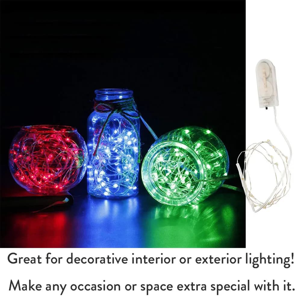 1m 2m 3m Led Rame Fairy String Lights Usb Light Decor Decorazione Bottiglia Filo Outdoor Vacanza Casa Matrimonio Diy Navidad Vacanza