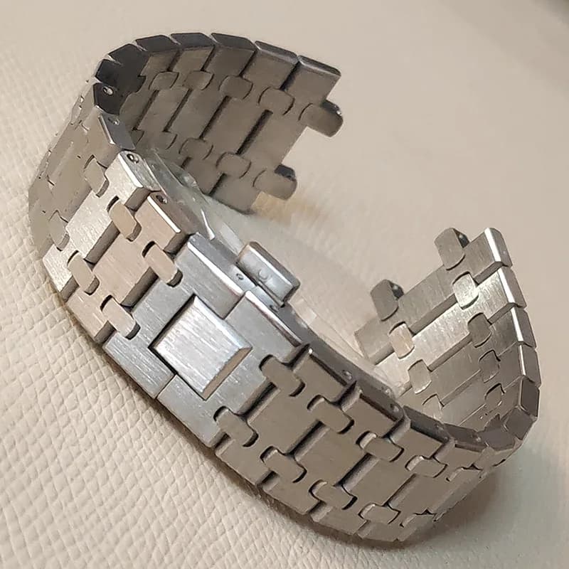 904 Solid Stainless Steel Watchband For AP 15400 15703 AP ROYAL OAK Audemars Piguet Royal Oak Watch Strap 21mm 26mm Men Bracelet