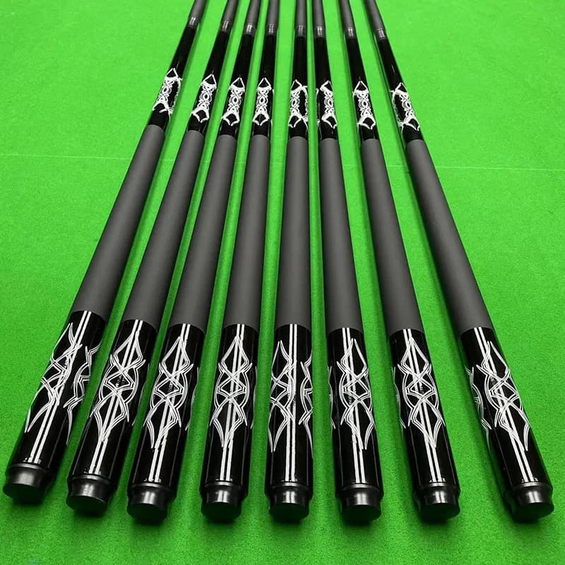 Stecca da Biliardo in Fibra di Carbonio ad Alte Prestazioni 2026 da 13mm, 1/2 Split Break Jump Stick 19oz con Giunto in Acciaio Inossidabile per Biliardo Americano