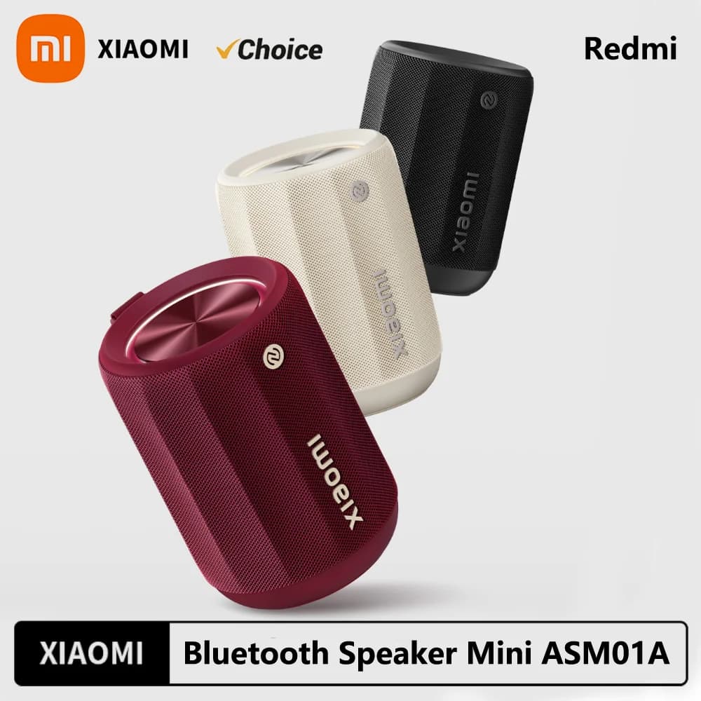 Altoparlante Bluetooth Xiaomi Mini ASM01A, Bluetooth 5.3, Luce RGB, IP67, 360° ° Altoparlante Stereo Omnidirezionale Portatile da Esterno con App Mi Home