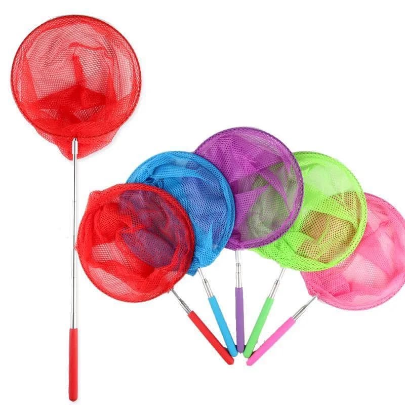 Retractable Fishing Net Insect Butterfly Dragonfly Net Outdoor Portable Fishing Net