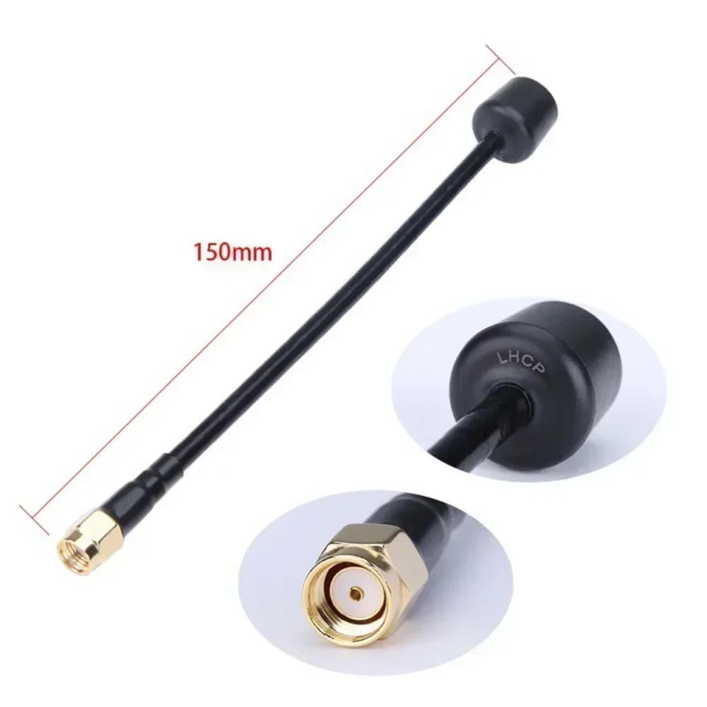 Antenna IFlight Albatross 5,8 GHz 3Dbi 5000-6000 MHz 150 mm RHCP / LHCP RP-SMA / SMA FPV per parte drone RC FPV