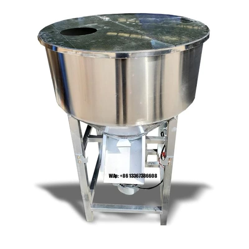 Semi mixer for covered peanut seeds, wheat seeds and field vegetable seeds