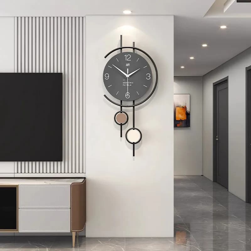 Aesthetic Interior Wall Watch Restaurant Nordic Silent Fashion Clock Wall Art Mural Living Room Horloge Murale Room Decorations