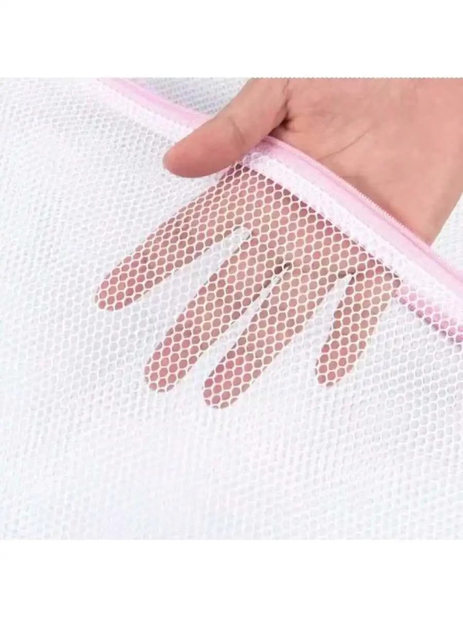 12 X 16 Inches Durable Honeycomb Mesh Laundry Bags For Delicates, 125gsm Net Fabric Durable And Reusable Delicate Wash Bag,