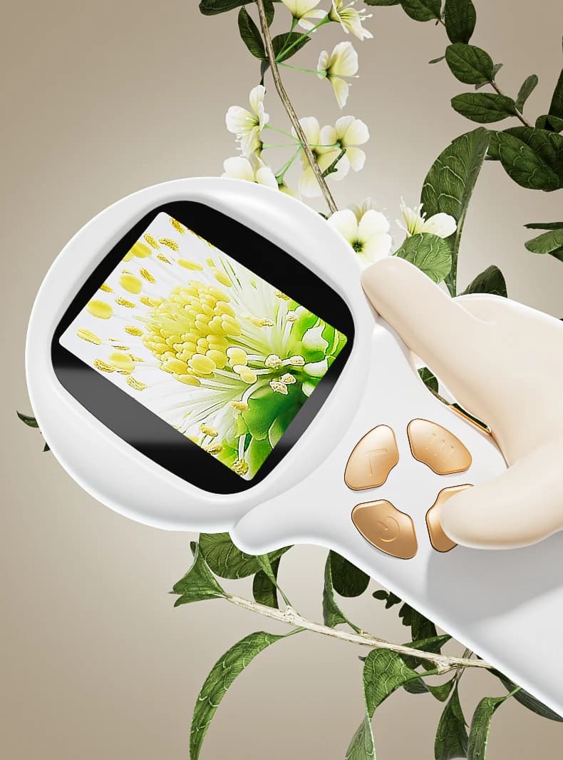 Microscopio portatile per bambini per l'osservazione di batteri, regalo per studenti, giocattolo portatile per l'osservazione all'aperto