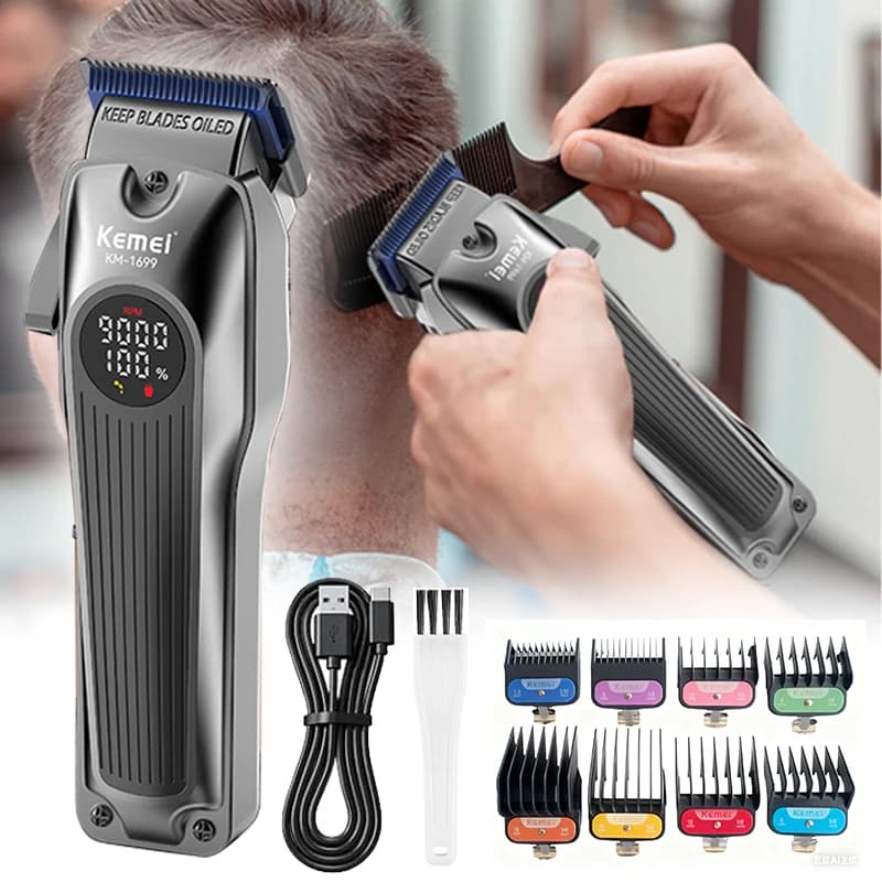Kemei Nem Powerful electric haircut to cut hair with LED display Haircut KM-1699