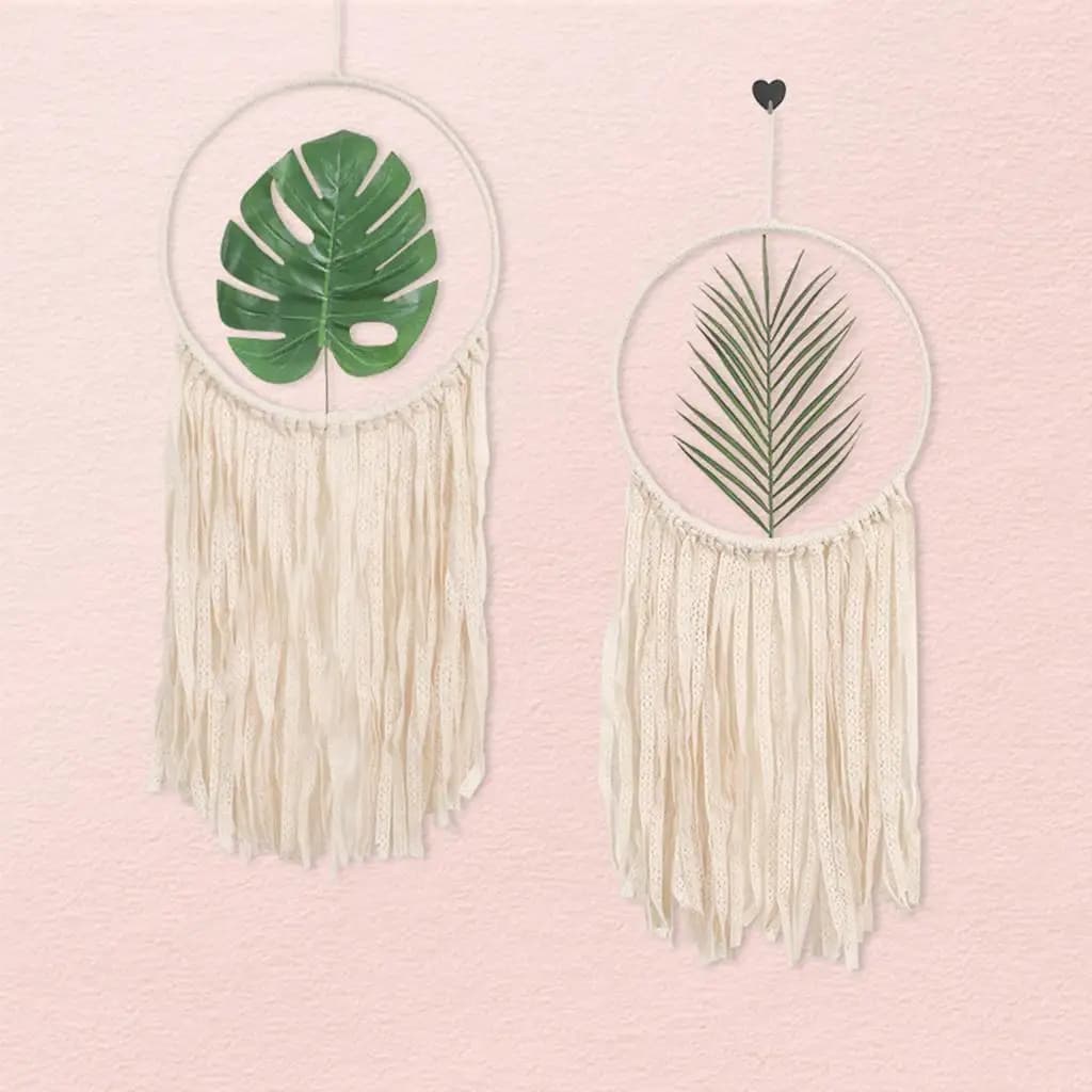 Macrame Dream Catche Wall Hanging Bohemian Dreamcatcher Tassels Craft Hotel Bar for Kids Teenage Girls Bedroom Furniture Wedding