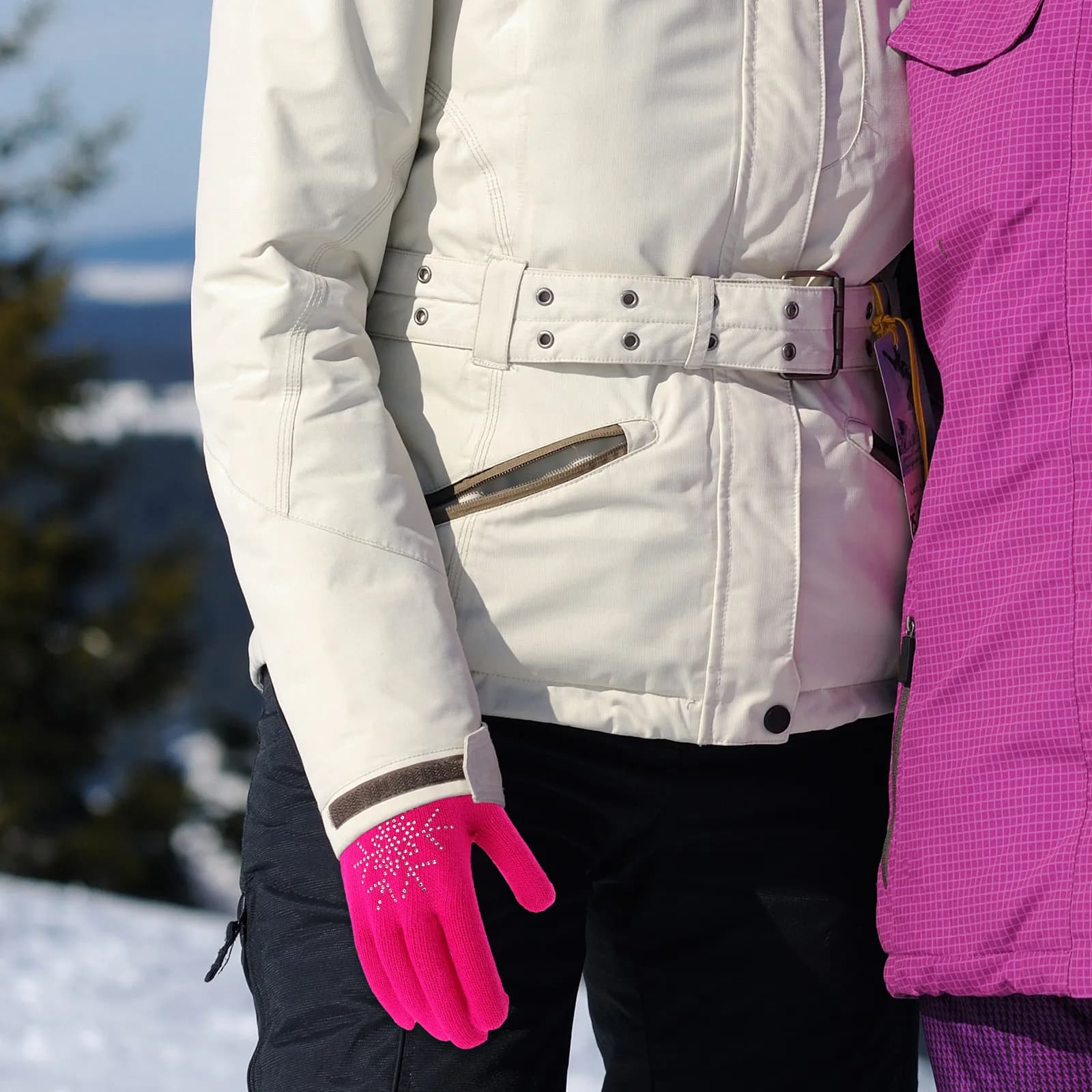 1 paio di guanti da pattinaggio su ghiaccio per giovani, accessori per pattinaggio artistico, impugnatura antiscivolo, sicurezza migliorata, traspiranti, sport invernali