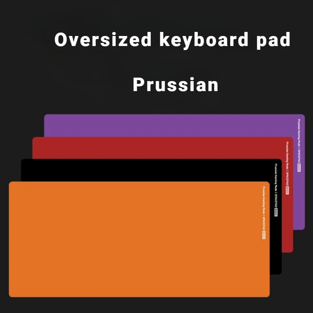 Spacepad Tappetino per mouse da gioco prussese Gomma liscia per la pelle Grana grezza Tappetino per mouse grande Tappetino per mouse per accessori per giocatori FPS