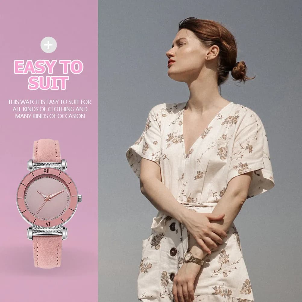 Orologio da donna al quarzo luminoso, semplice, alla moda, casual, da polso, classico ed elegante, regalo per moglie, fidanzata, figlia