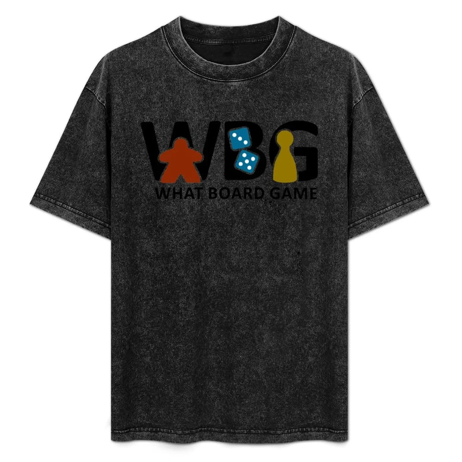 T-shirt con stampa di giochi da tavolo, maglietta a maniche corte semplice per uso quotidiano
