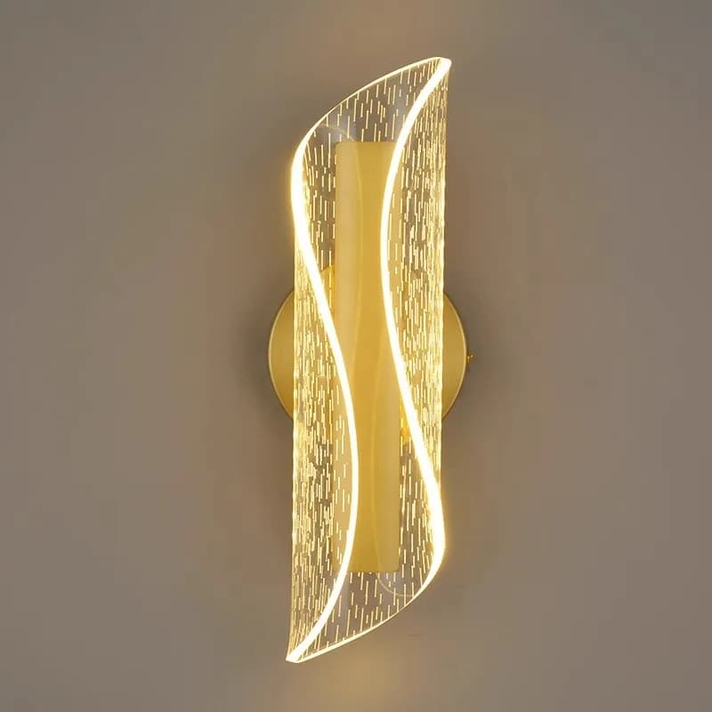 Lampada da parete moderna a LED a vita sottile Camera da letto Studio Ristorante Hotel Comodino Streamer Lampade da parete Soggiorno Decor Lampade da parete a scorrimento
