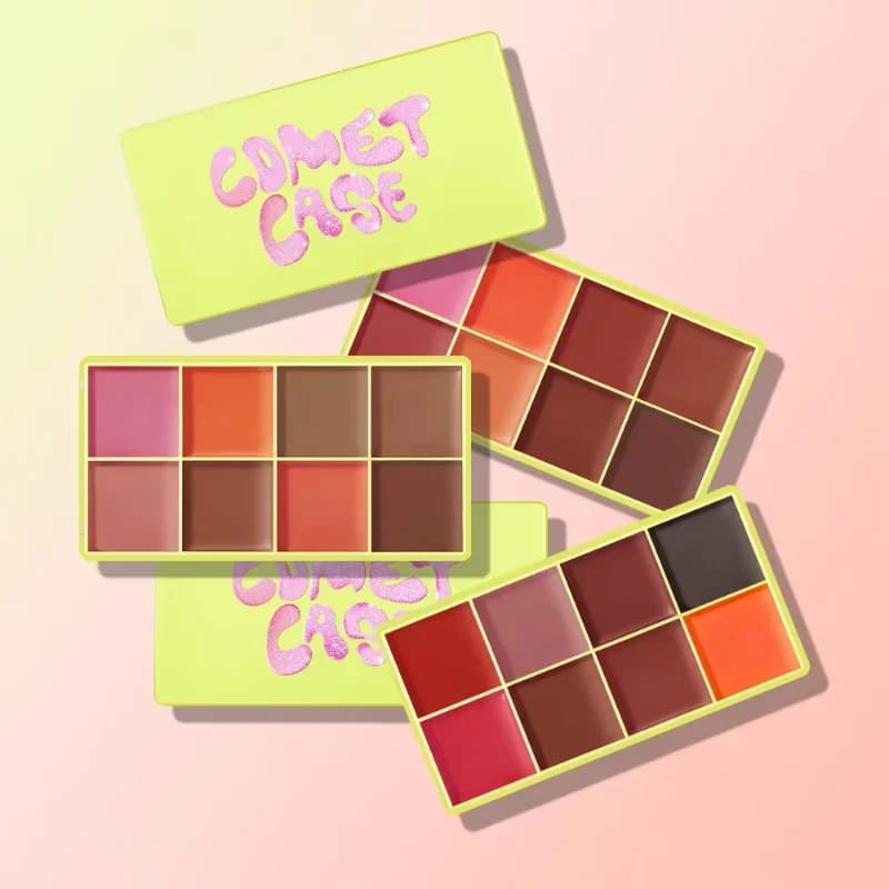 Crema per sopracciglia Blush Custodia curva Crema Cosmetici Evidenziatore Palette Finiture luccicanti opache Toni d'ombra Cosmetici a lunga durata