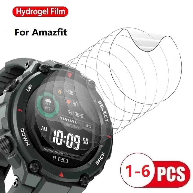Protezione dello schermo dell'orologio intelligente per Amazfit T Rex Pro 2 Pellicola protettiva non in vetro per Amazfit Pace Stratos 2s 3 Pellicola morbida in Tpu
