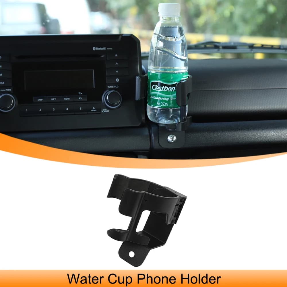 Multi-Funzione Tazza di Acqua Drink Stand Supporto Del Telefono Organizzatore per Suzuki Jimny 2019-2024 JB64 JB74 JB74W Accessori Per Interni Auto