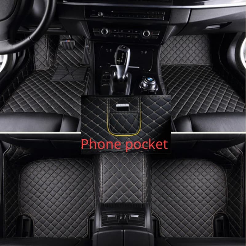 Tappetini auto personalizzati per Volkswagen Vw Tiguan 2017-2022 anni tasca telefono tappeto interni accessori auto