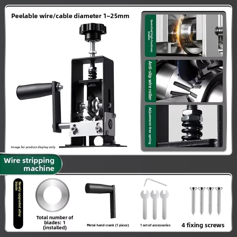 Electrical Wire Stripping Handheld for Drilling, Copper and Shock Cables Tool