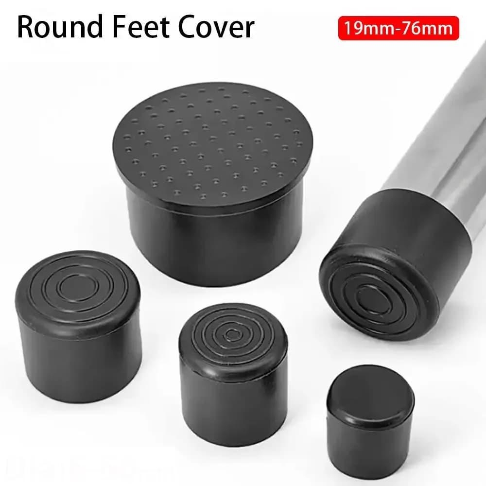 1 Pezzo Tappi per Gambe di Mobili, Coperture per Piedi di Sedie e Tavoli, Protezioni per Pavimenti, Tappi Rotondi Antiscivolo in PVC Gomma