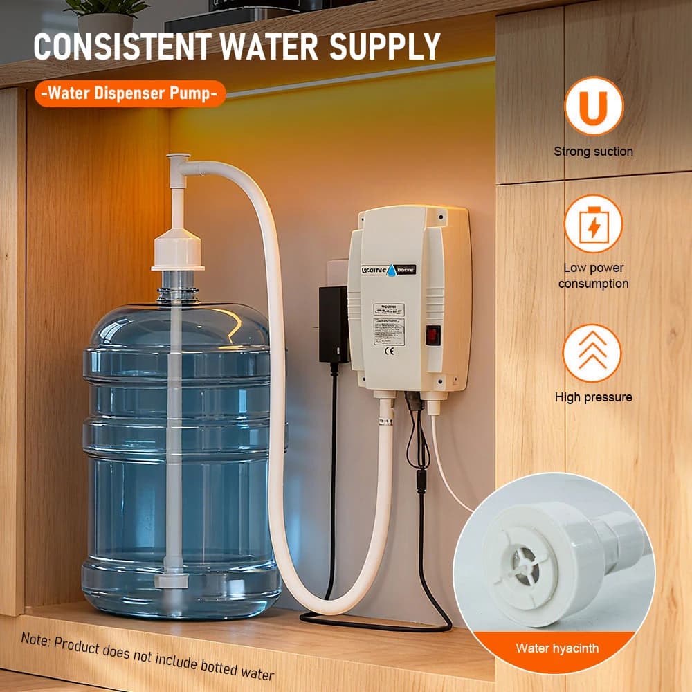 Pompa elettrica per erogatore di acqua in bottiglia Sistema automatico di pompa dell'acqua Distributore di pompa per brocca d'acqua durevole per uso alimentare per macchina da caffè