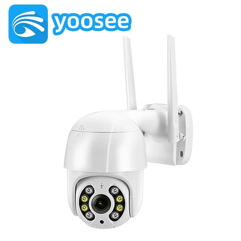 2MP 1080P Yoosee APP Telecamera dome IP esterna PTZ wireless a colori AI Rilevazione umanoide Sicurezza domestica CCTV Baby Monitor