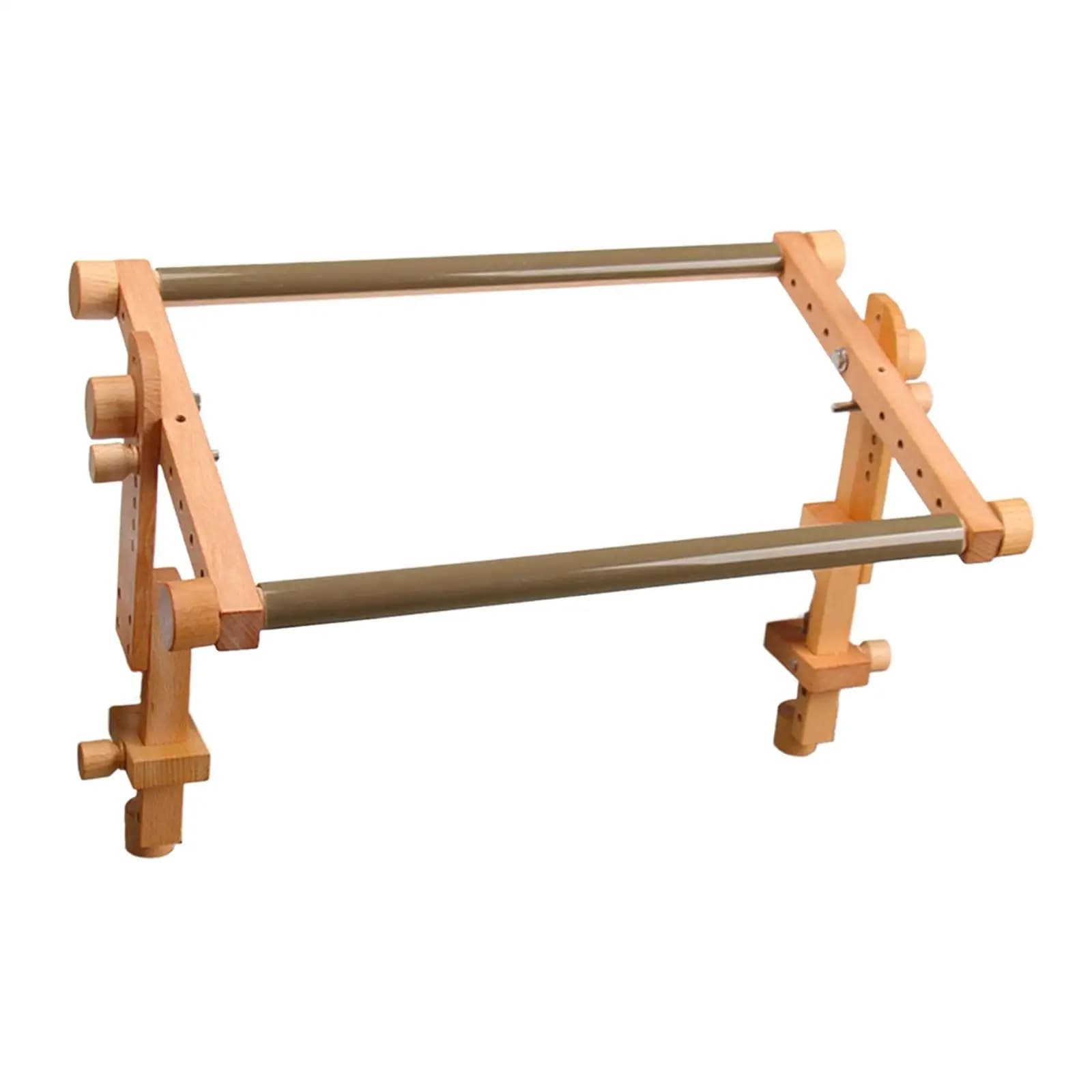 Supporto Regolabile per Ricamo, in Legno, Telaio per Punto Croce per Quilting Fai-da-Te