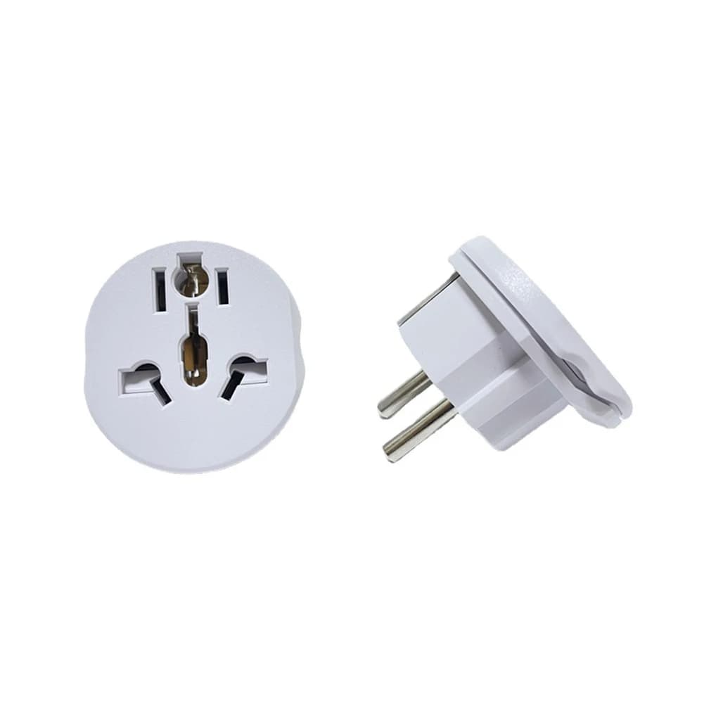 Adattatore universale per spina 16A 250V Convertitore adattatore UE 2 prese rotonde USA US CN a spina UE Adattatore da viaggio 5 pezzi