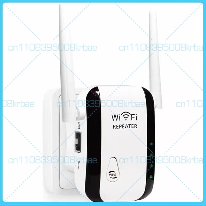 Ripetitore di Segnale WiFi Domestico da 300Mbps con Funzione di Penetrazione delle Pareti
