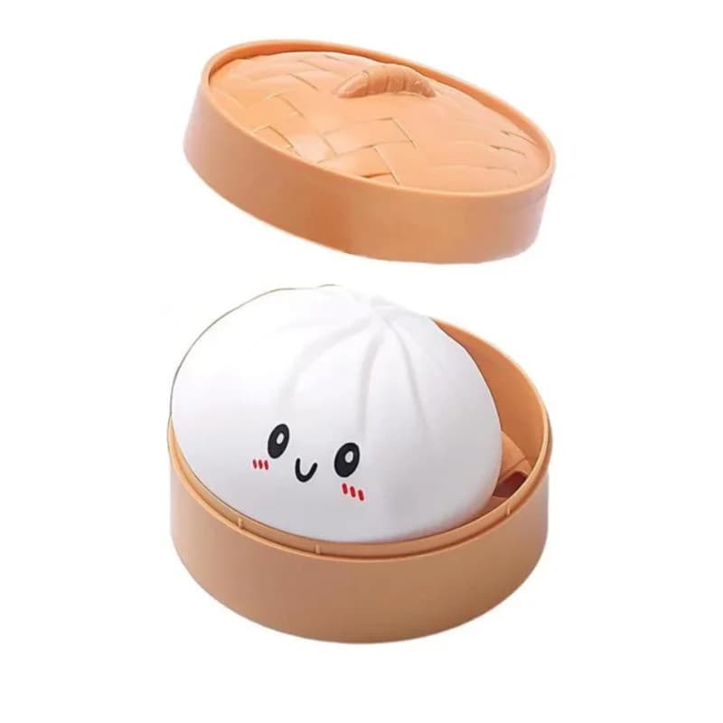Oversized 10cm/25cm Dumpling Sensory Squeeze Toy Steamer Basket For Realistic Play And Stress Relief Decompression Dough Gift