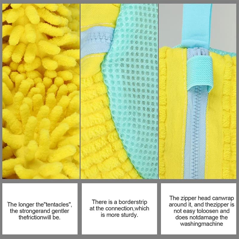 Shoe cleaning bag suitable for washing machines and dryers, reusable bag for washing and cleaning shoes