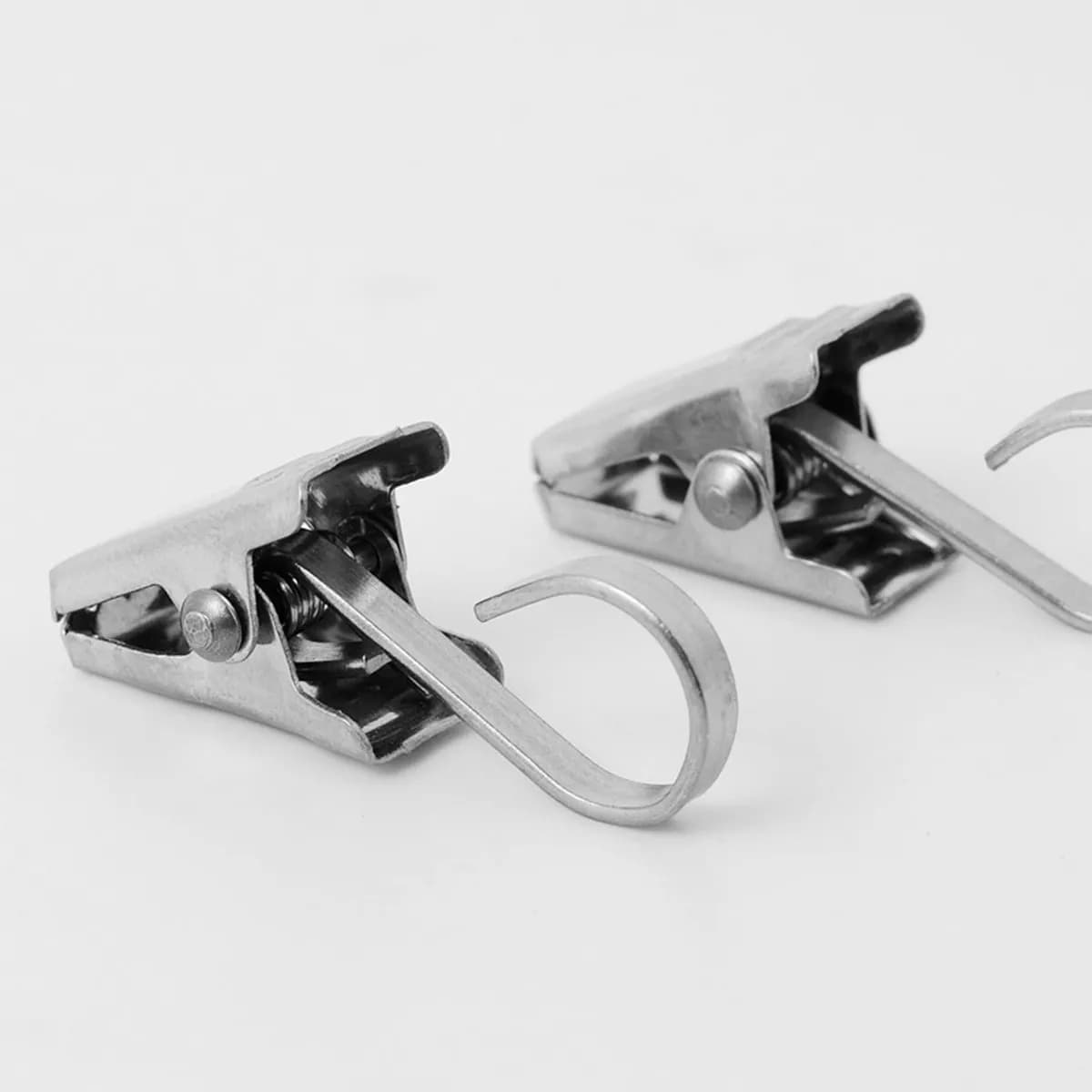 30 Pezzi Ganci per Tende in Acciaio Inossidabile, Clip a Molla Resistenti per Appendere Tende, Foto e Opere d'Arte