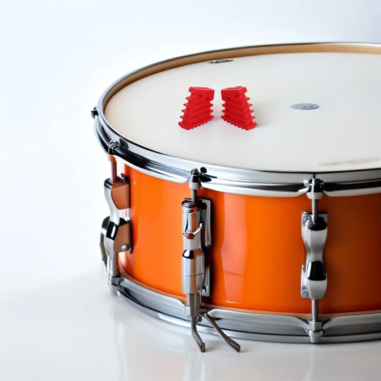 4 Pezzi Protezioni in Plastica Antiscivolo per Piedini Supporto Batteria 36x45mm, Accessori per Percussioni, Piedini per Supporto Piatti