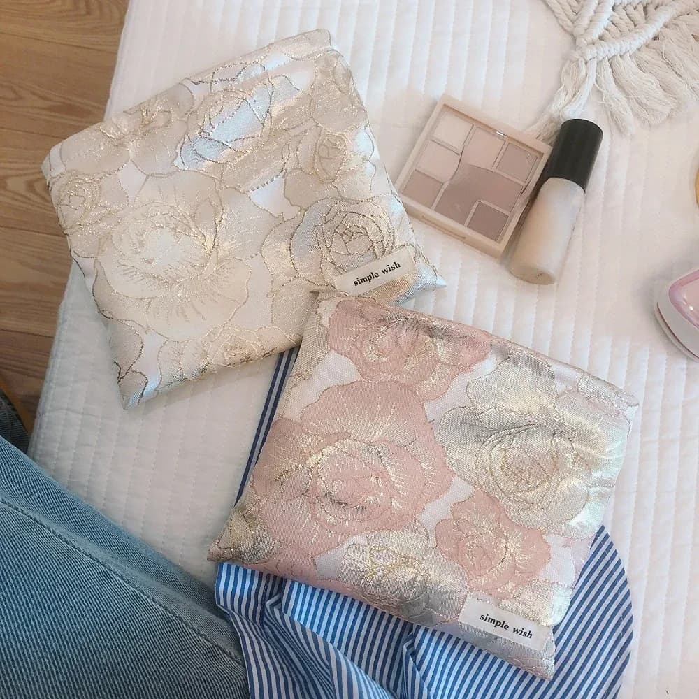 Borsa cosmetica da donna di moda borsa per il trucco elegante da donna borsa con pochette borsa da viaggio per articoli da toeletta borse portaoggetti con cerniera