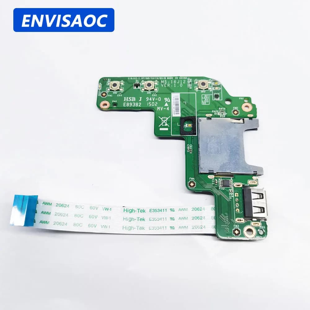 OEM For MSI GE62 GP62 GL62 GE72VR GE72 GP72 MS-16JB2 MS-16J12 MS-16JB1 MS-1795 Laptop USB Jack Switch Power Button Board Cable