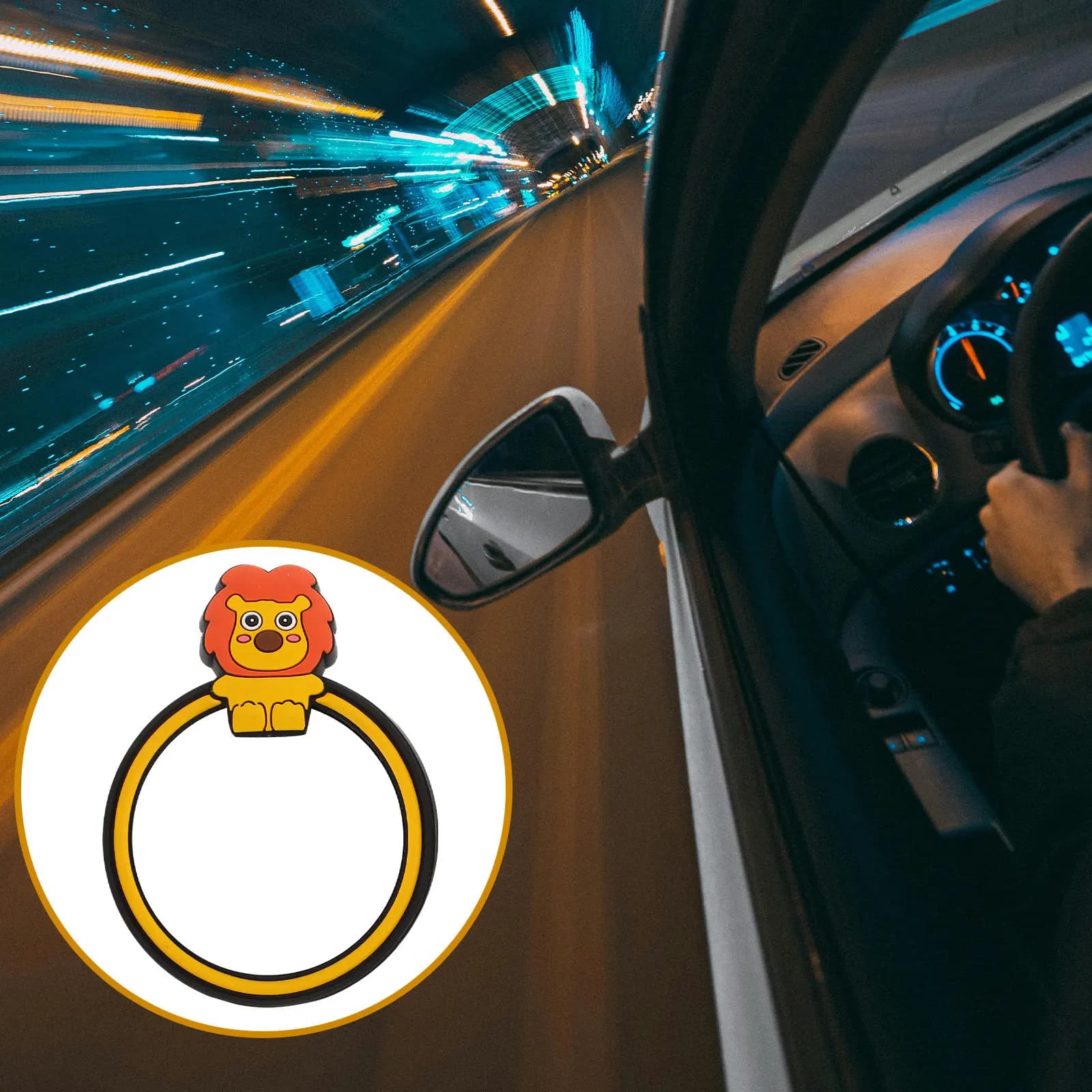 2 Pezzi Specchietto Retrovisore per Auto per Neonati, Monitor per Bambini Orientabile a 360 Gradi, Alta Definizione, Installazione con Ventosa, Specchio Angolo Cieco