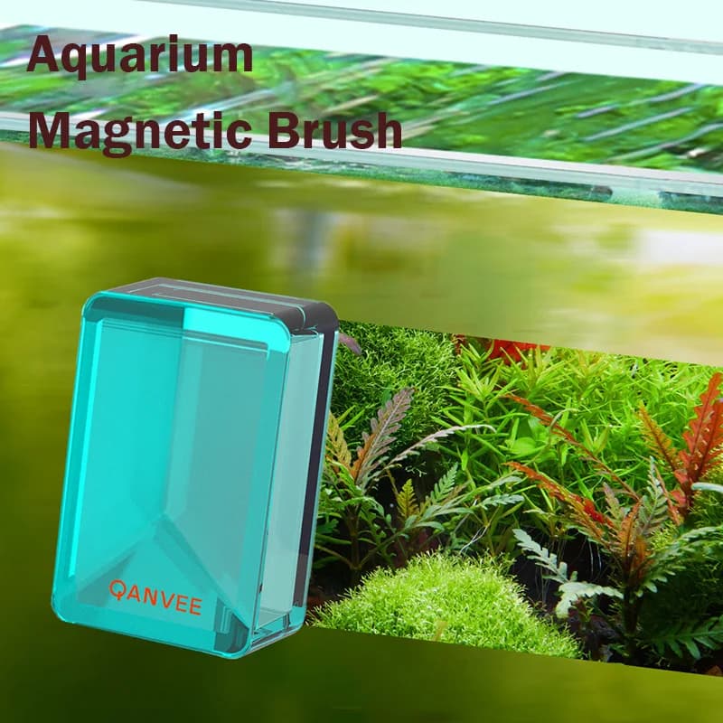Qanvee acquario spazzola magnetica strumenti per la pulizia serbatoio di pesce accessori per la pulizia del vetro ciotola per pesci Akvarium alghe attrezzature per piante Reef