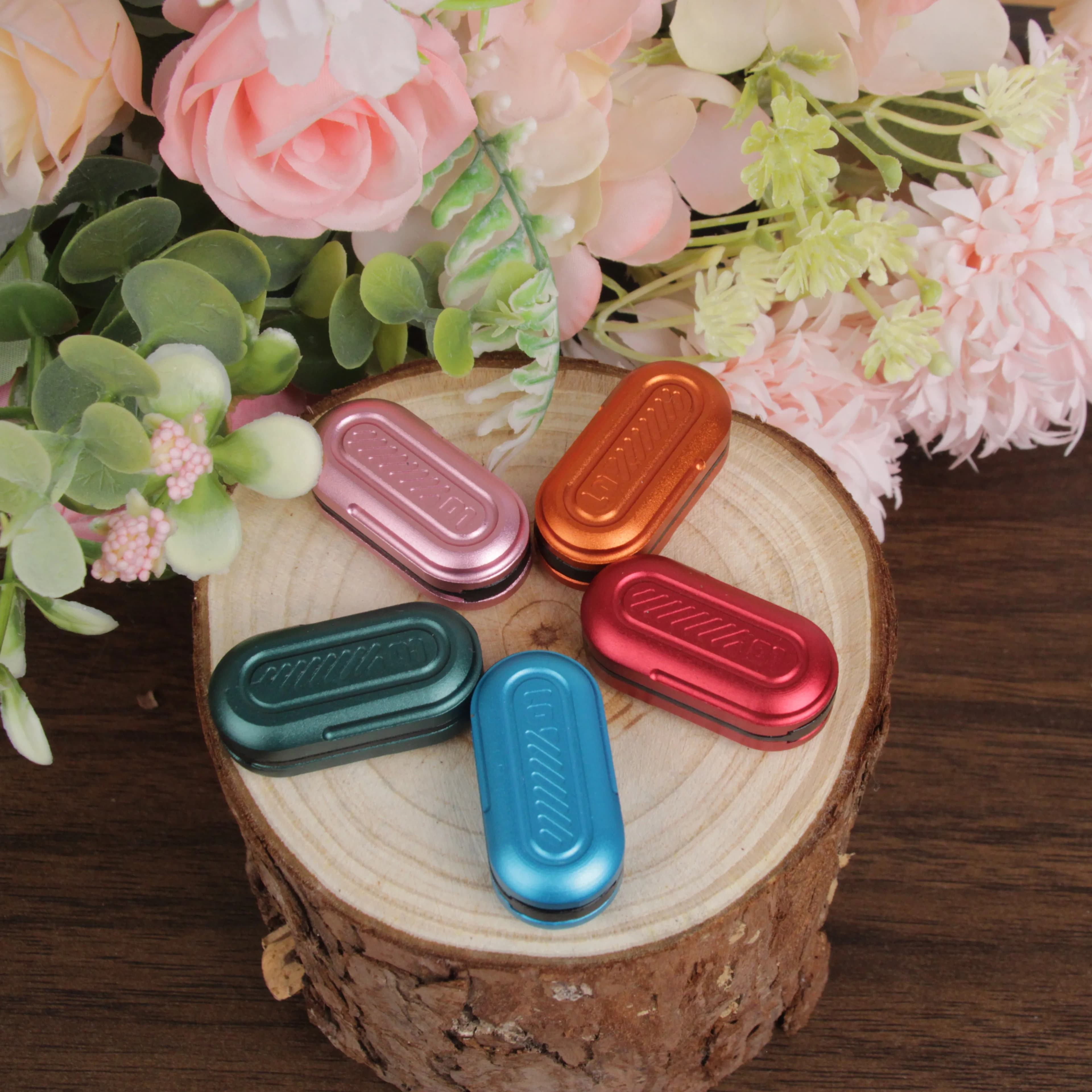 Metal Fidget Slider Push Card EDC Stress Relief Toy Portable Magnetic Fidget Clicker Anti-anxiety ADHD Fidget Toys For Adult Gif