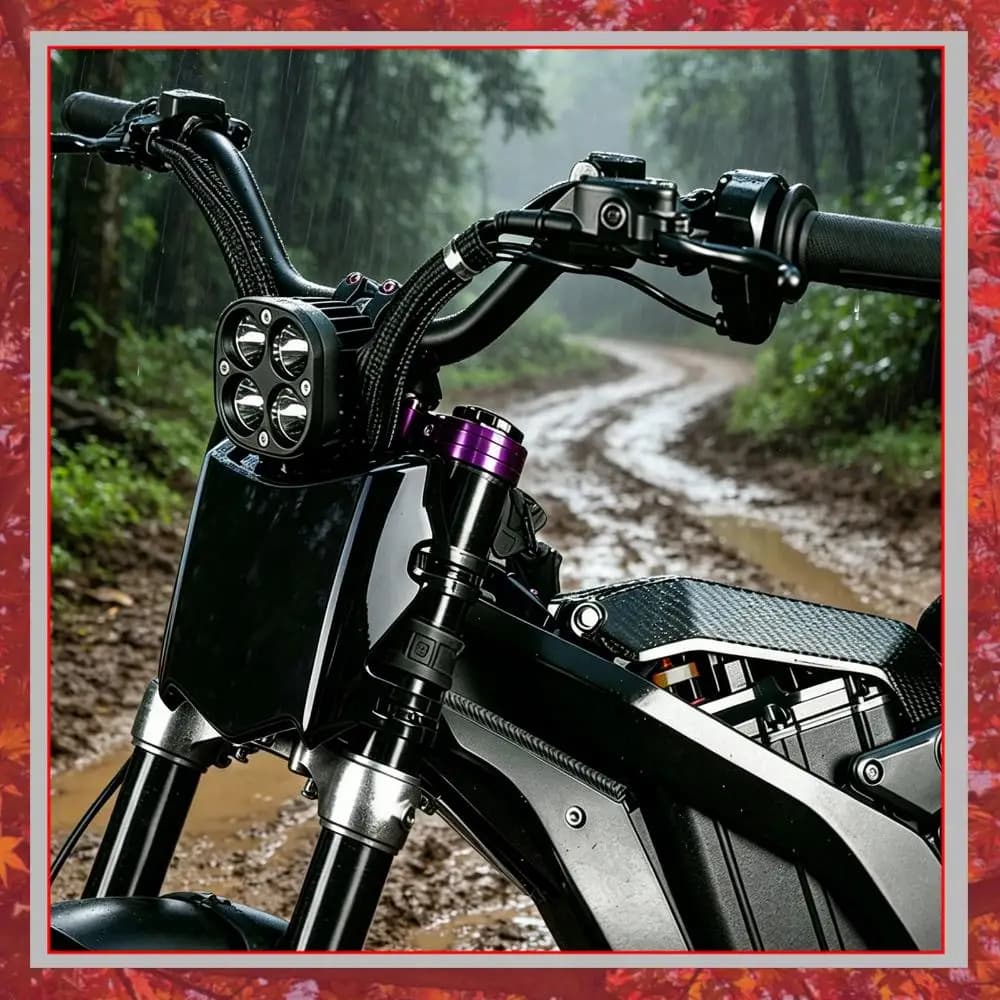 Front License Plate for Ebike Sur Ron Light Bee X Surron Light Bee S Electric Dirt Bike Plate Replacement with Cable Ties