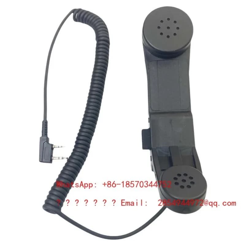 Microfono Universale K-head per Walkie-talkie, Telefono Portatile, Radio di Comunicazione Portatile Mi H250, Microfono con Connettore M-head