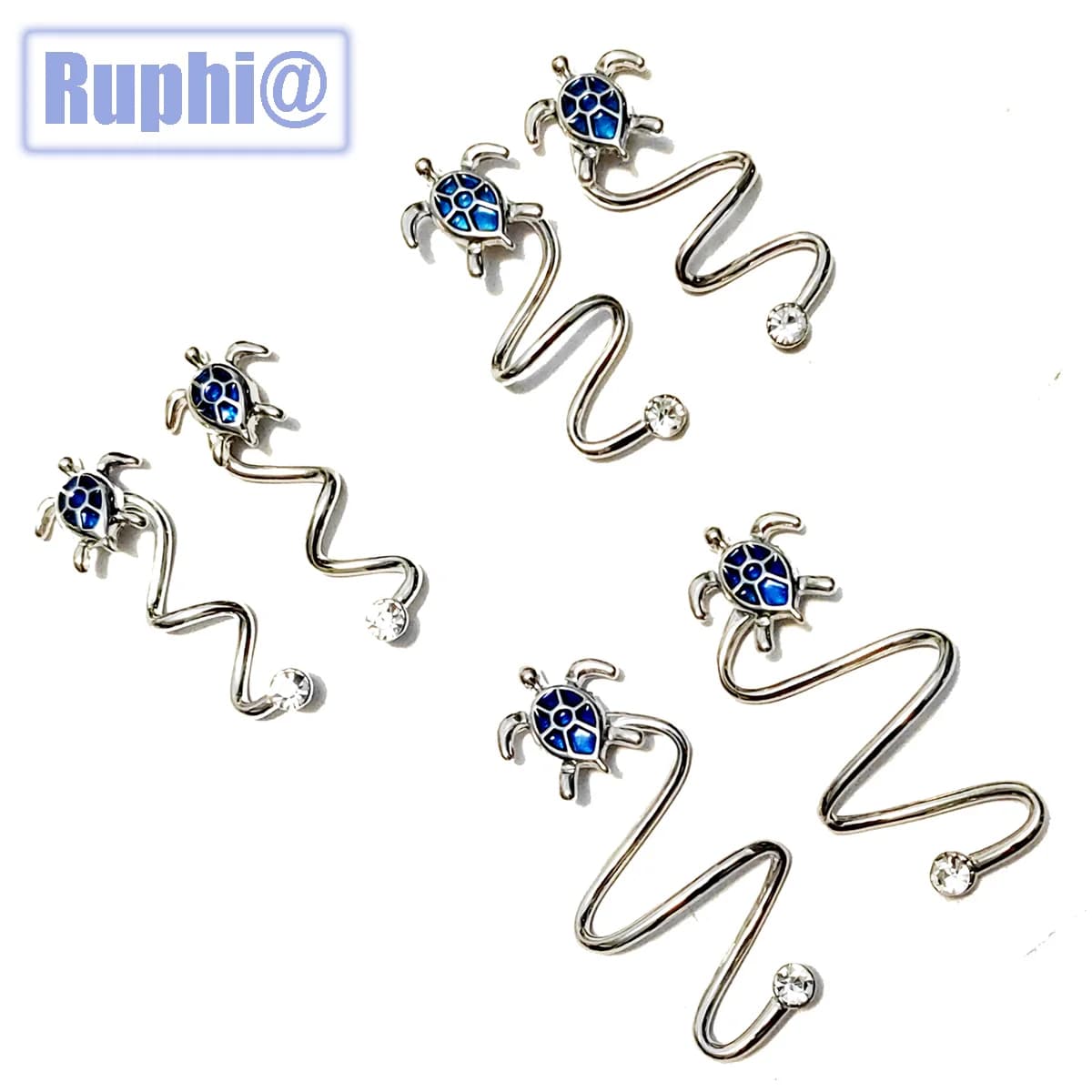 Flip Flops Twisted Copper Wire Sea Turtle Buttons Slippers Sandals Charm Spiral Ornaments Leisure Jewelry for Summer Beach Shoes