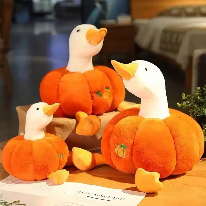 Adorabile Peluche a Forma di Oca Bianca Grande, Pupazzo di Anatra per Accompagnare il Sonno, Cuscino Decorativo, Regalo di Compleanno per Ragazze