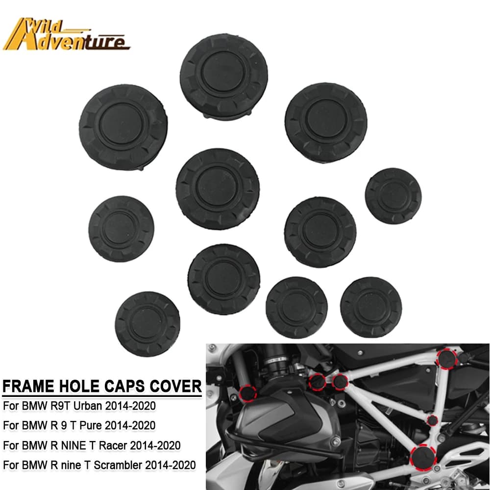 Per BMW RNINET R9T R NINE T 9T Scrambler Racer Urban Pure 2014-2016 2017 2018 2020 Telaio della moto Foro Tappi di copertura Spina 11 PZ
