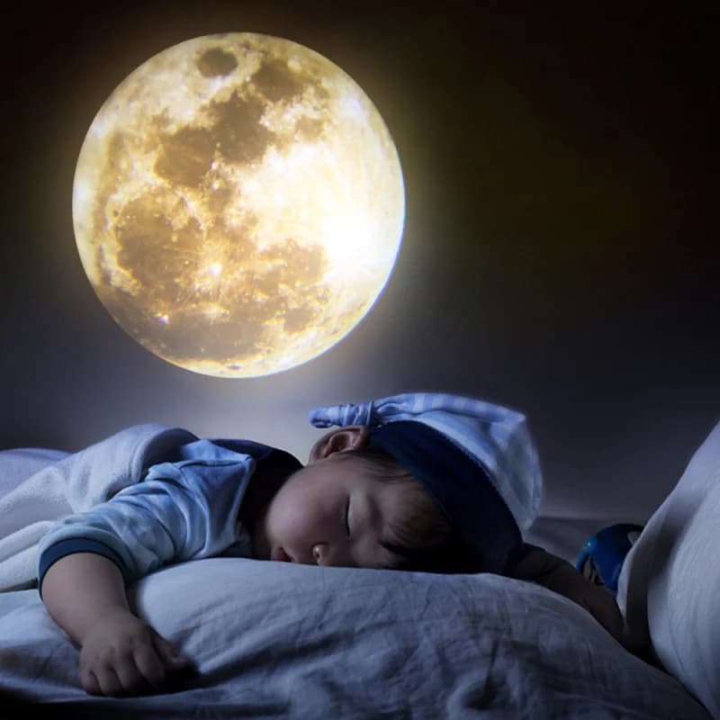Ins Moon Proiettore Luce Sfondo Proiettore Puntelli fotografici Decorazione festa di compleanno Luci da parete Decorazione camera da letto Luce notturna
