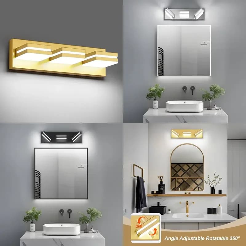 for Bathroom Wall Lamp Vanity Light Acrylic Matte Modern Design Mirror Light Certified High Quality