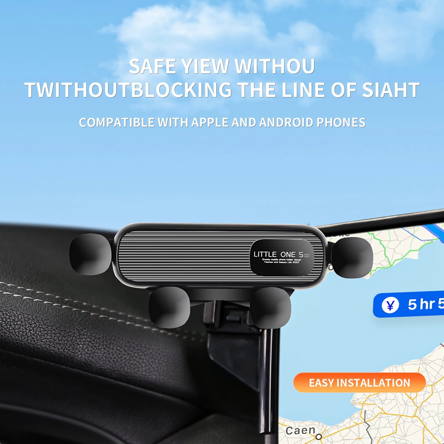 Supporto per telefono da auto per Toyota Corolla Frontlander 2026, base fissa per schermo da 12,9 pollici, supporto GPS, ricarica wireless per cellulare