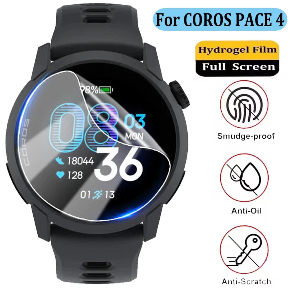 Pellicola idrogel per Coros Pace 4 Proteggi schermo morbido antigraffio impermeabile per Coros Pace 3 Smart Watch Pellicole Accessori