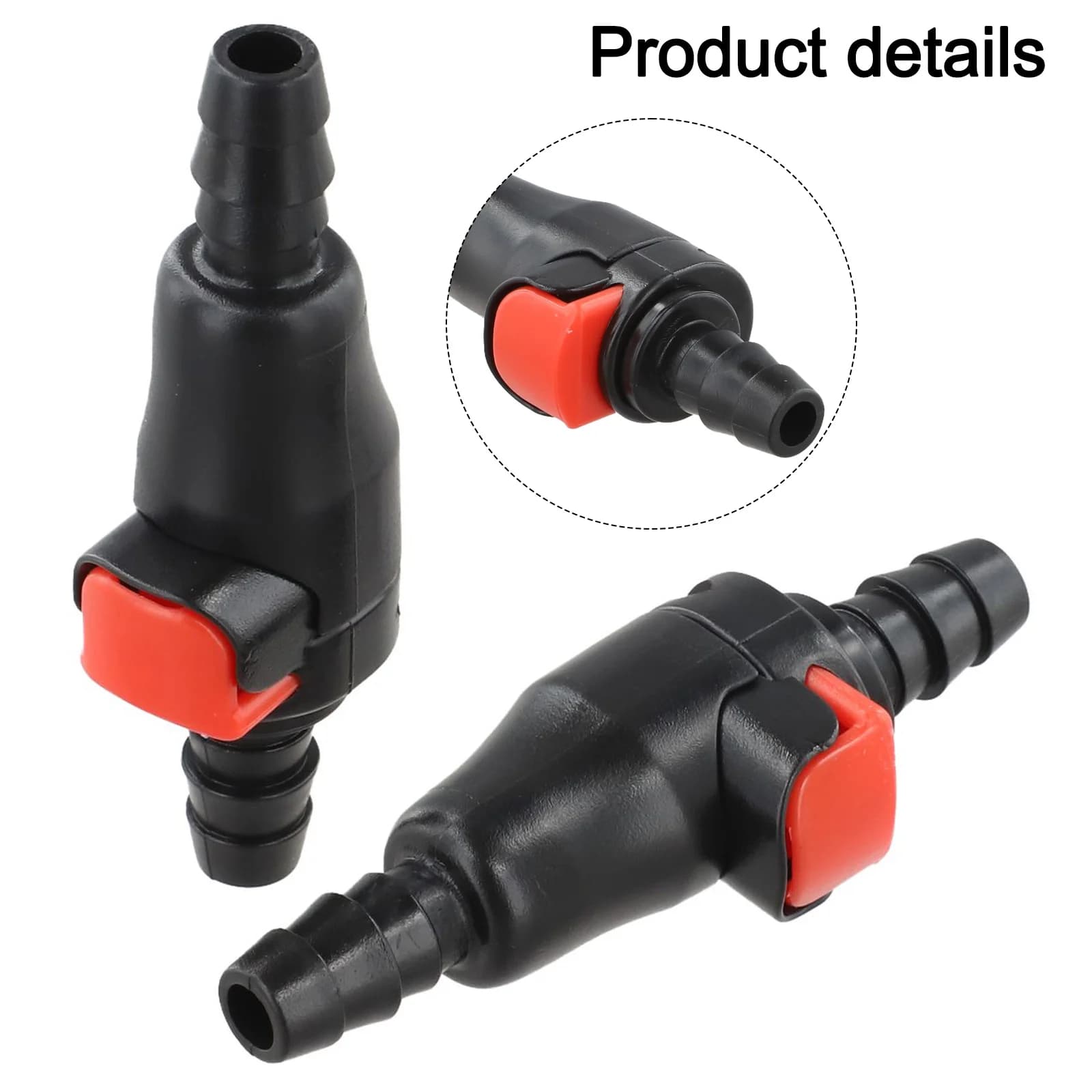 Quick replacement connectors for moisturizing bags 2 pieces suitable for pipes with internal diameter of 1/4 inch for excursions and outdoor sports