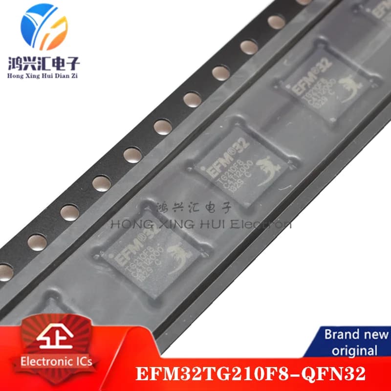 Nuovo/Originale EFM32TG210F8-QFN32 MCU ARM Cortex M3 a 32 bit RISC 8KB Flash 2.5V/3.3V QFN a 32 pin EP T/R